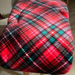 Victoria's Secret Red Plaid Blanket
